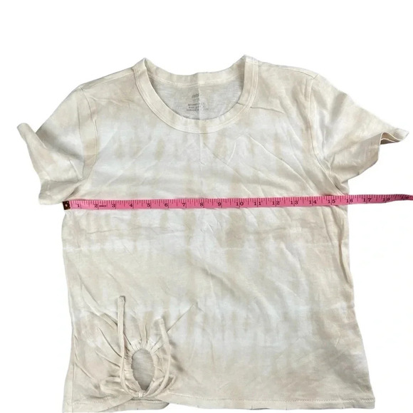 Aerie Tie-Dye Short Sleeve Tie Hem Shirt - Picture 9 of 10